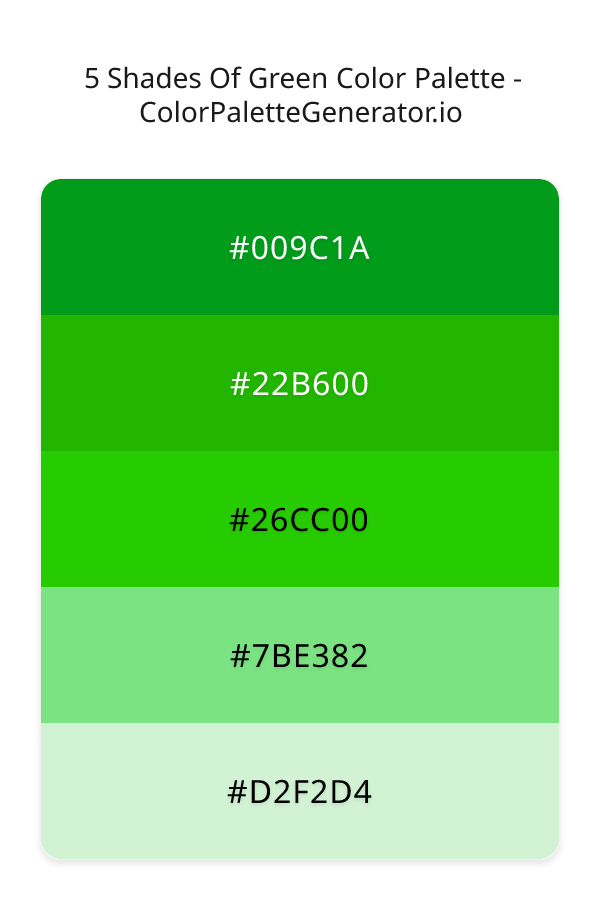 5 Shades Of Green image