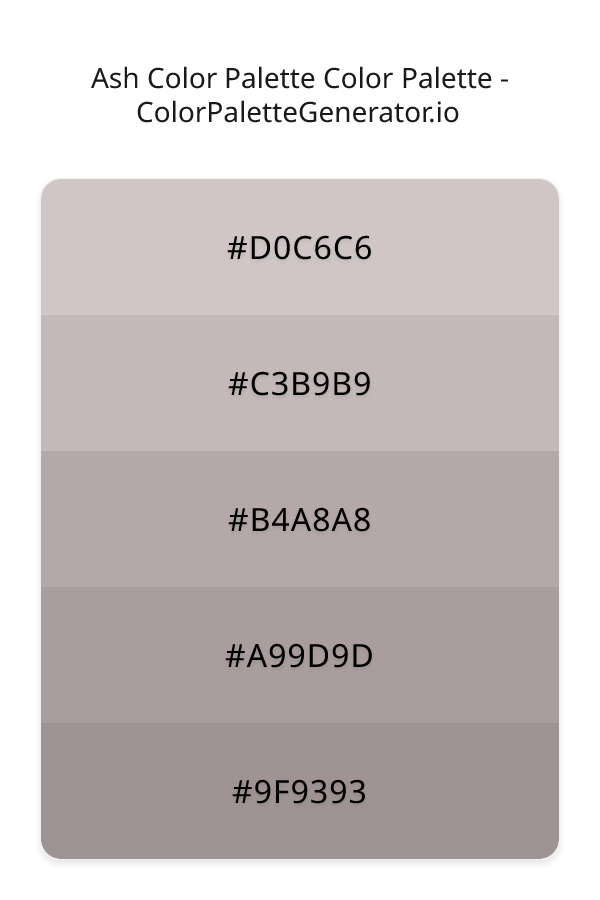 Ash Color Palette image