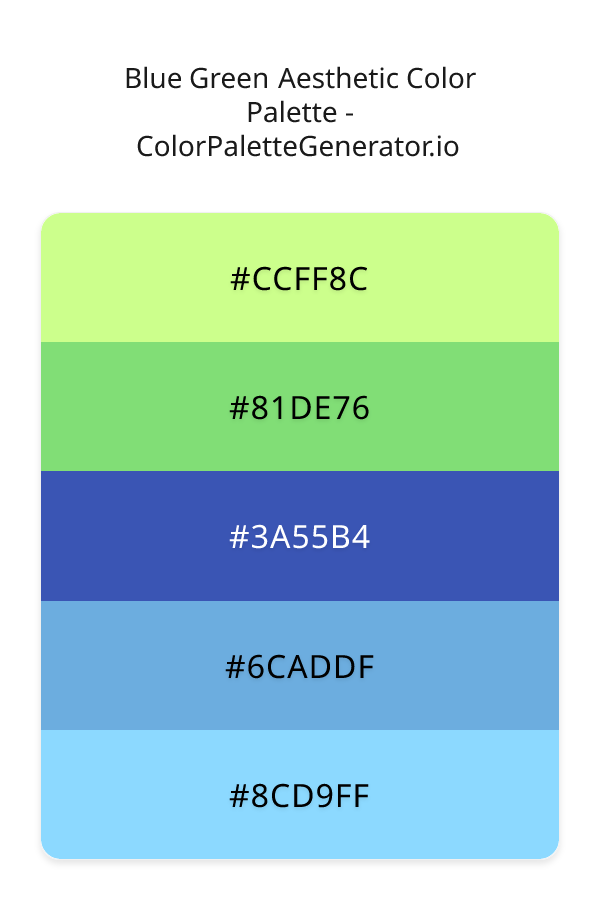 Blue Green Aesthetic image