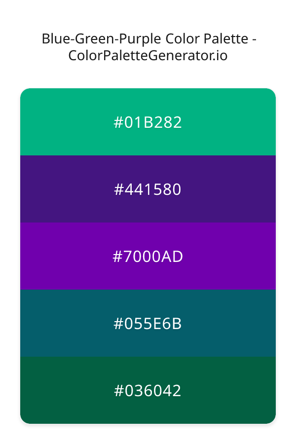 Blue-Green-Purple image
