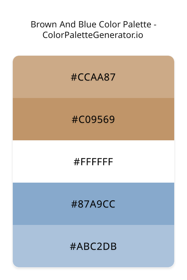 Brown And Blue image