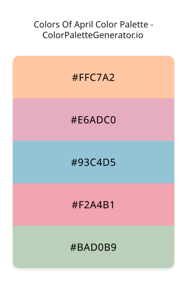 Colors Of April image