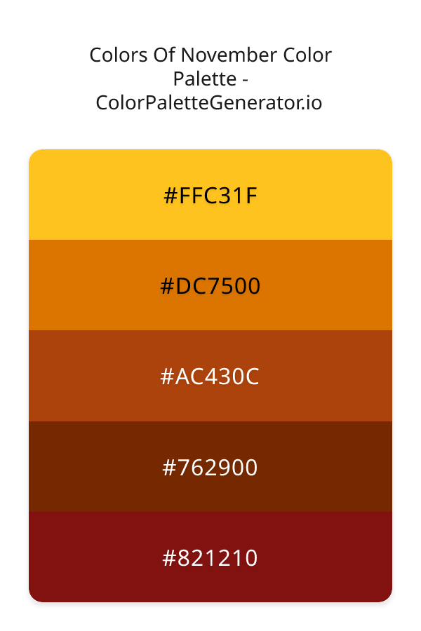 Colors Of November image