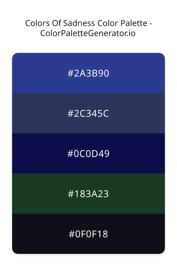 Colors Of Sadness image