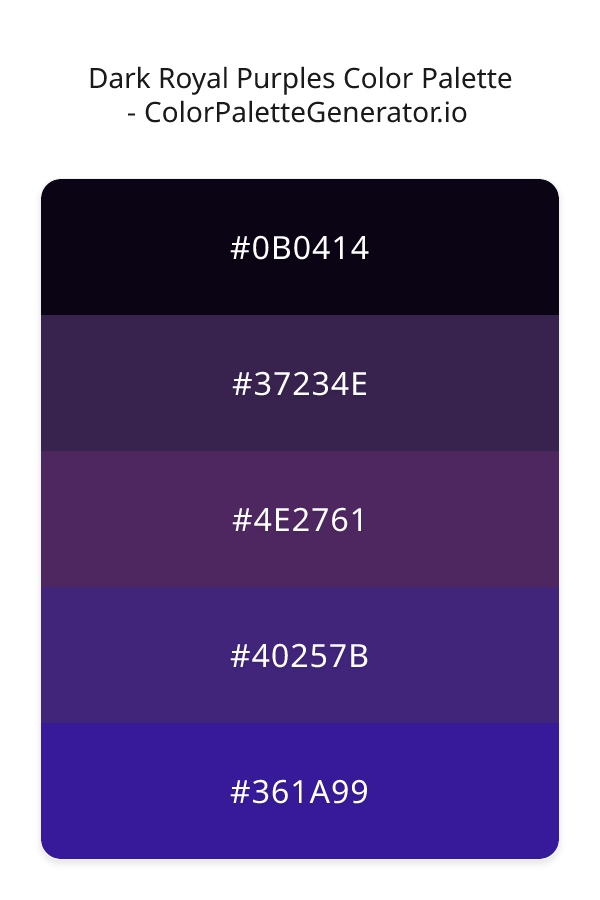 Dark Royal Purples image