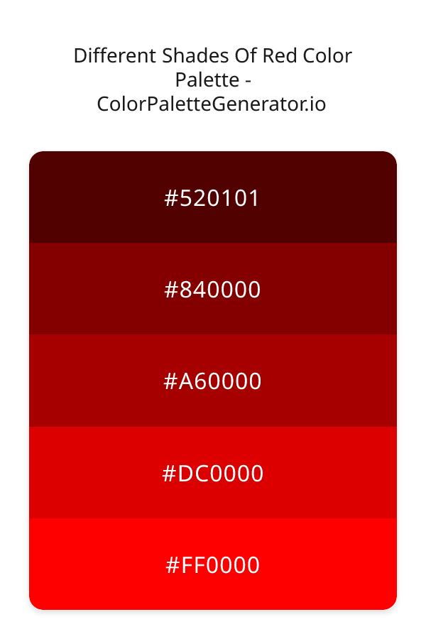 Different Shades Of Red image