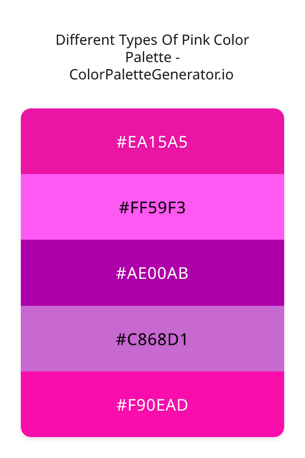Different Types Of Pink image