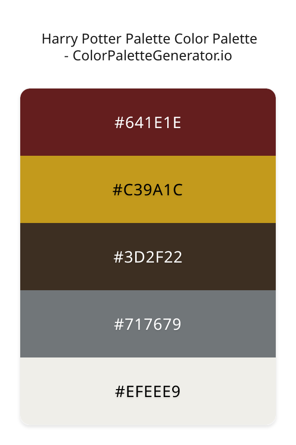 Harry Potter Palette image