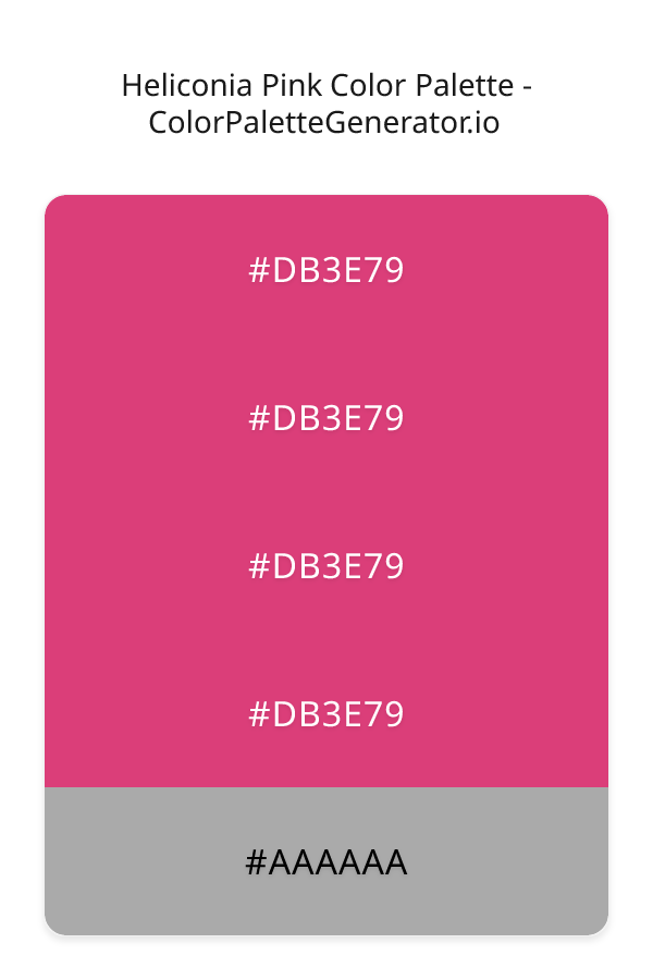 Heliconia Pink image