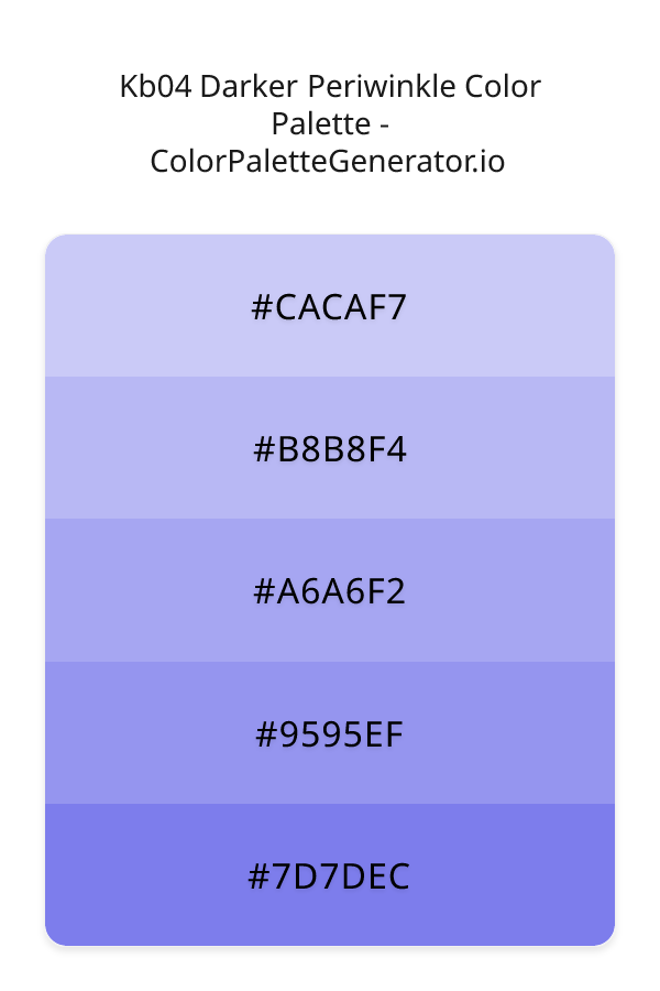 Kb04  Darker Periwinkle image