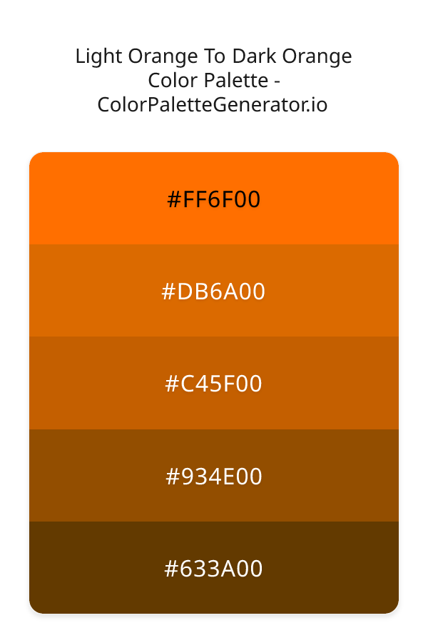 Light Orange To Dark Orange image