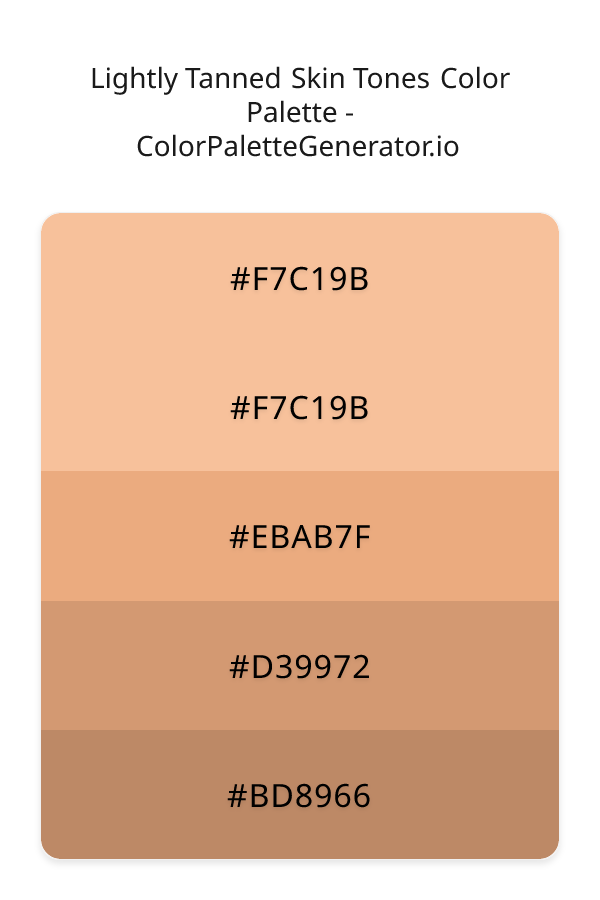 Lightly Tanned Skin Tones image