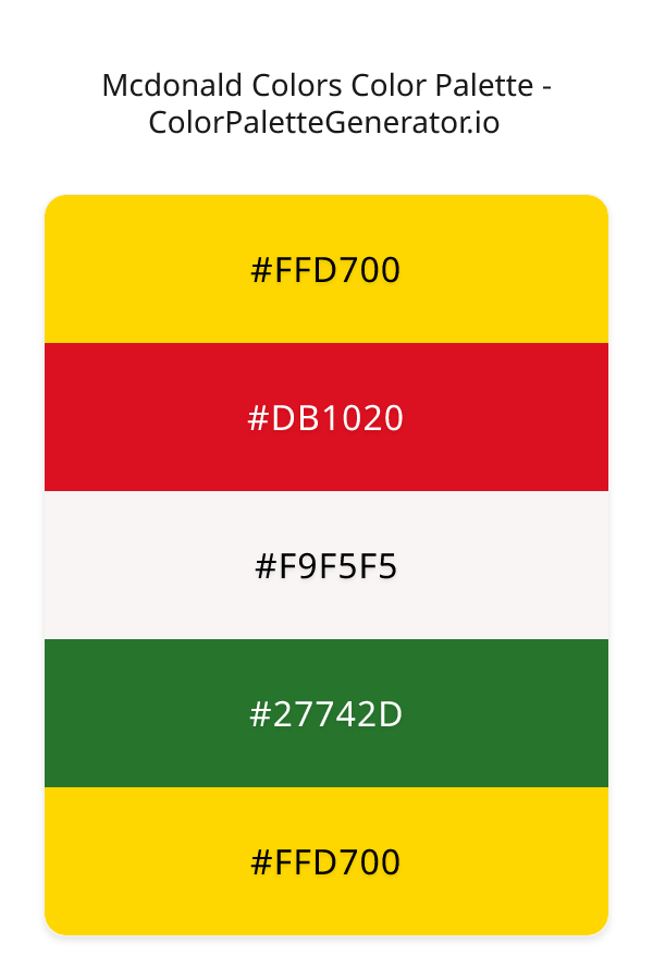 Mcdonald Colors image