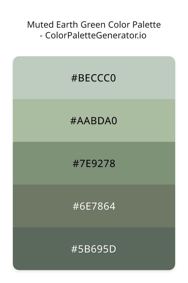 Muted Earth Green image
