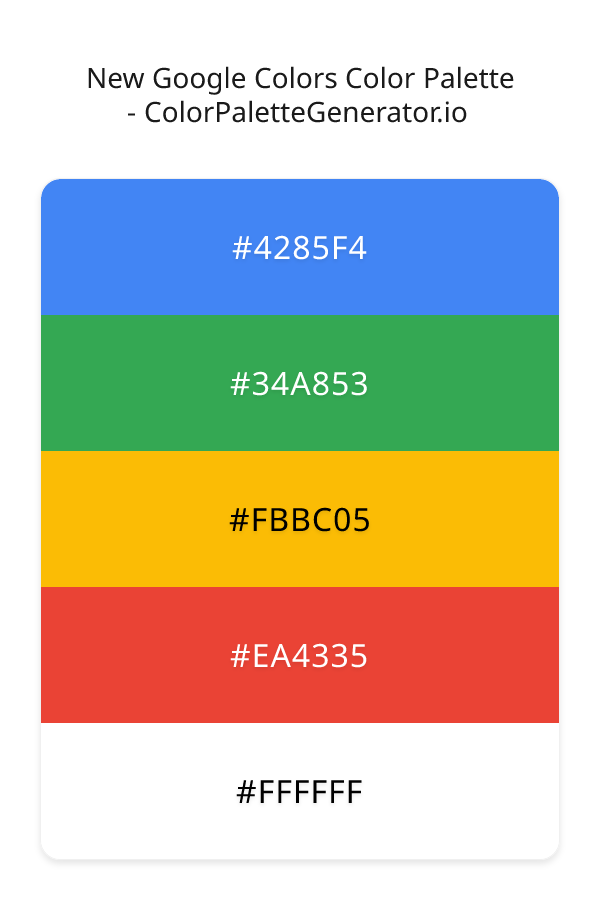 New Google Colors image