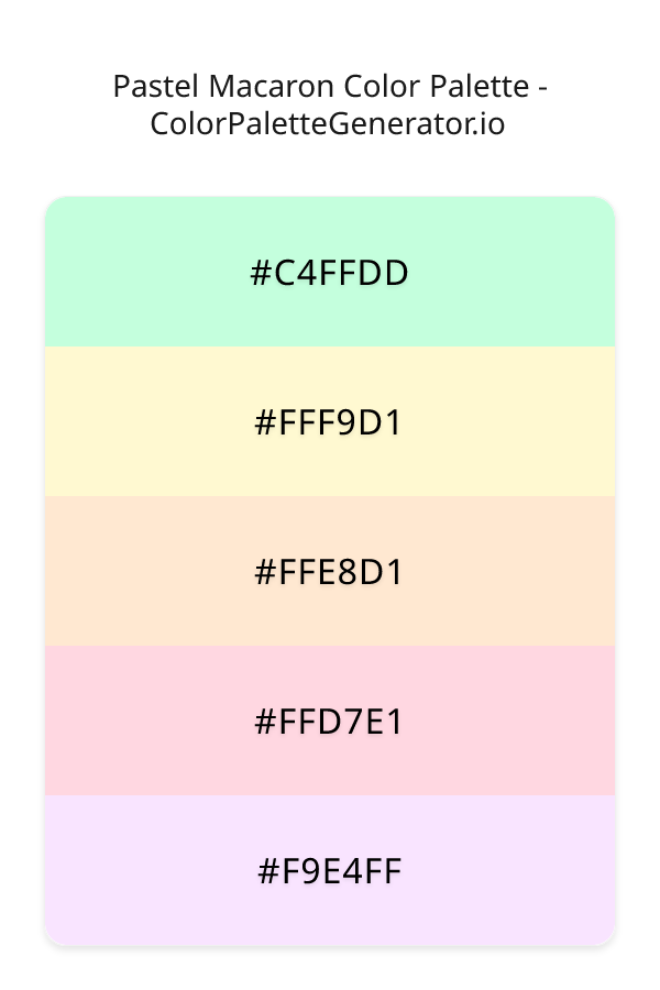 Pastel Macaron image