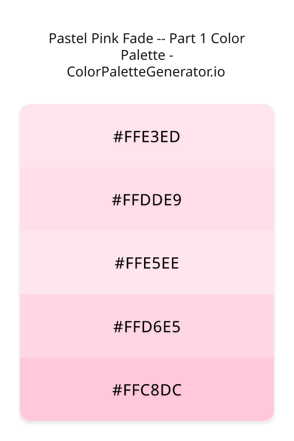 Pastel Pink Fade -- Part 1 image