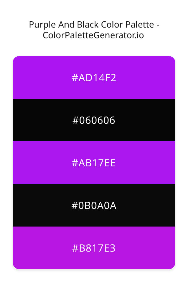 Purple And Black image