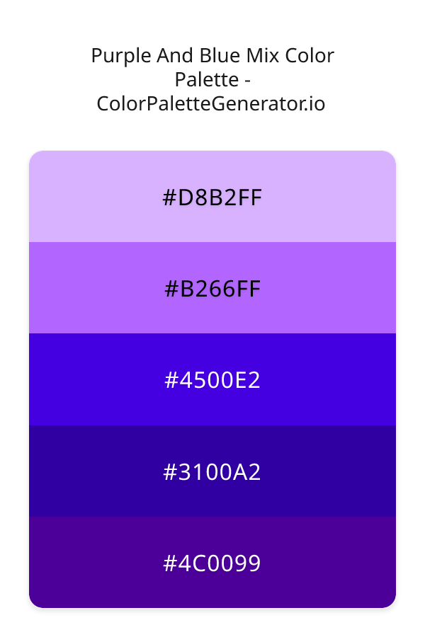 Purple And Blue Mix image