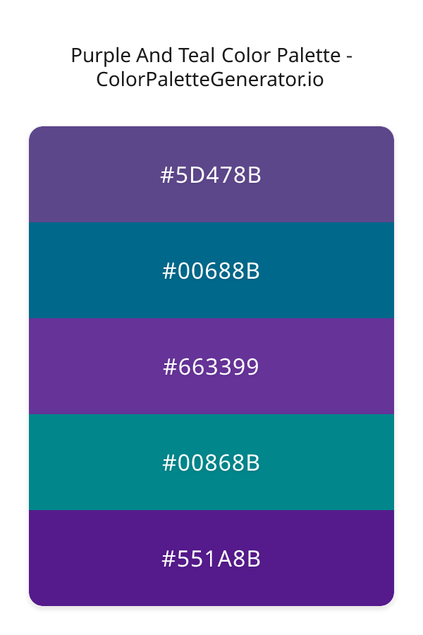 Purple And Teal image