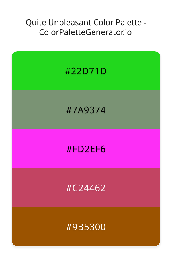 Quite Unpleasant image