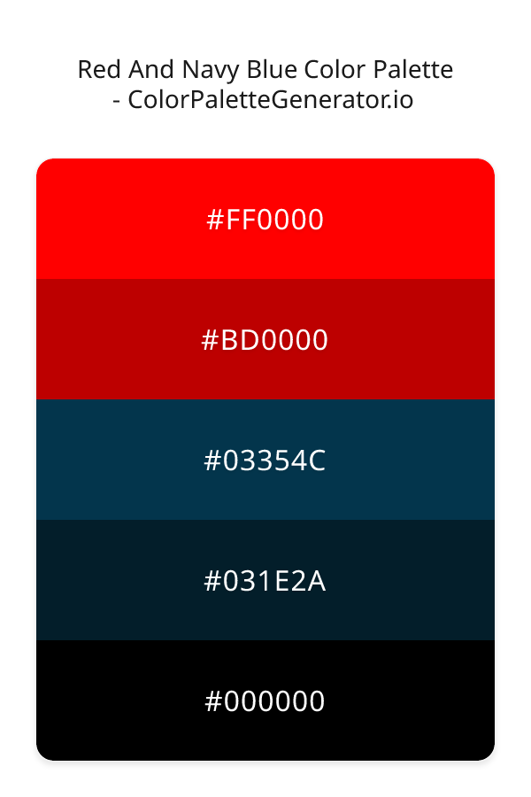 Red And Navy Blue image