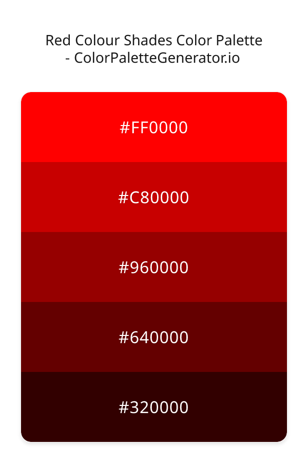 Red Colour Shades image