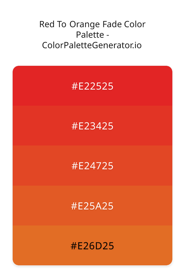 Red To Orange Fade image