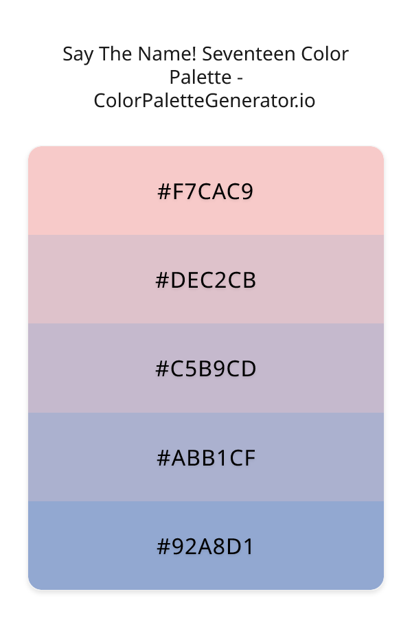 Say The Name! Seventeen image