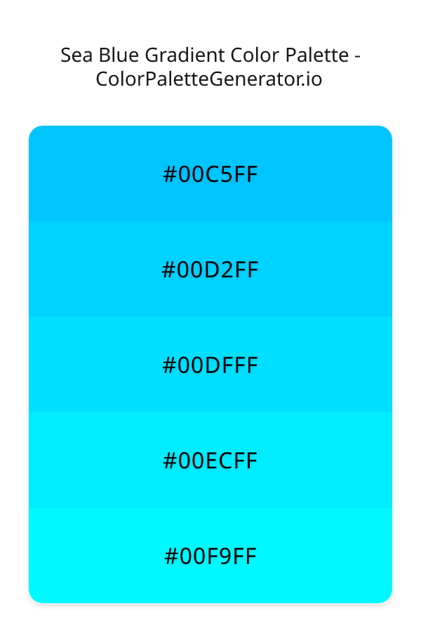 Sea Blue Gradient image