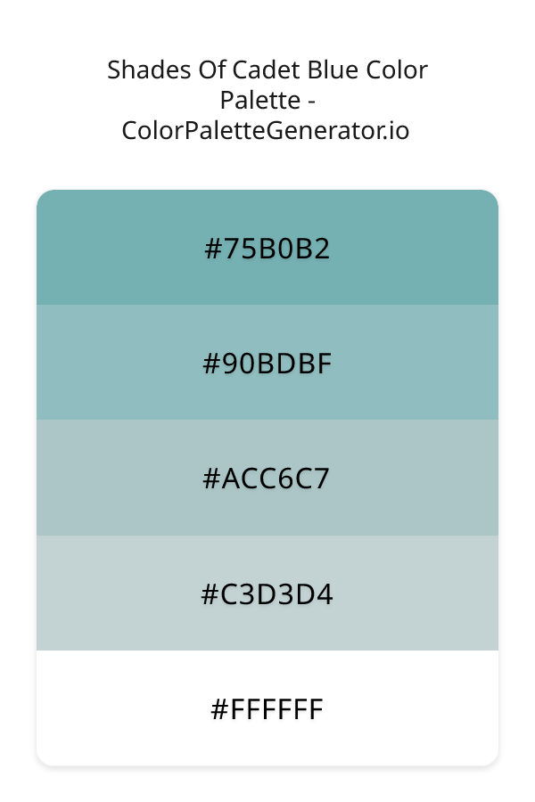 Shades Of Cadet Blue image