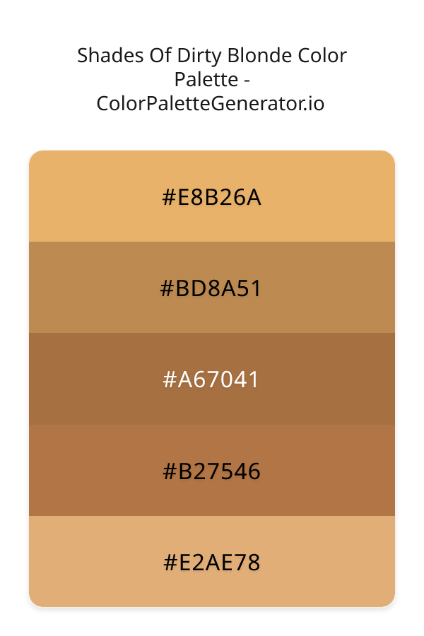 Shades Of Dirty Blonde image