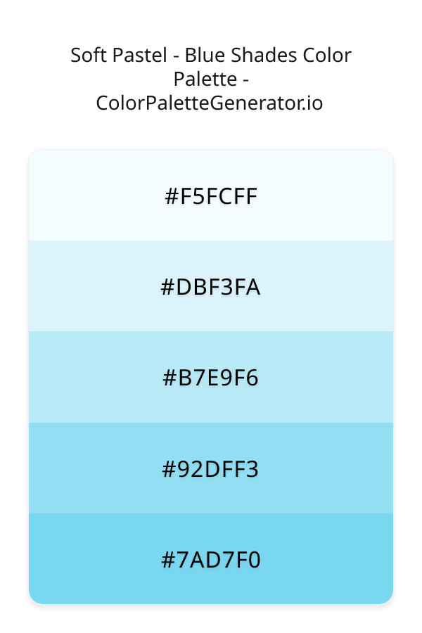 Soft Pastel - Blue Shades image