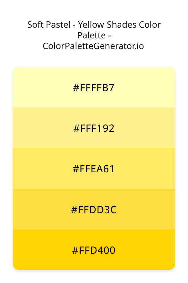 Soft Pastel - Yellow Shades image