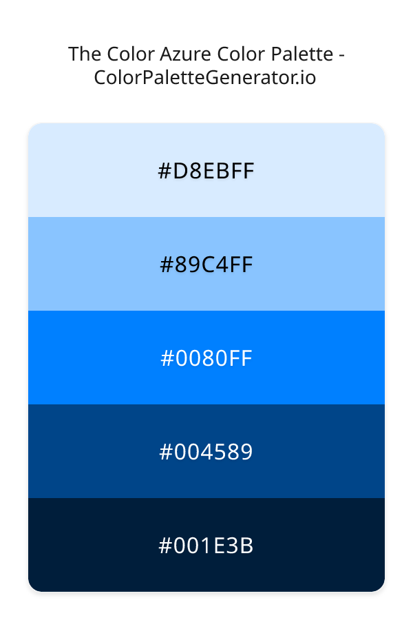 The Color Azure image