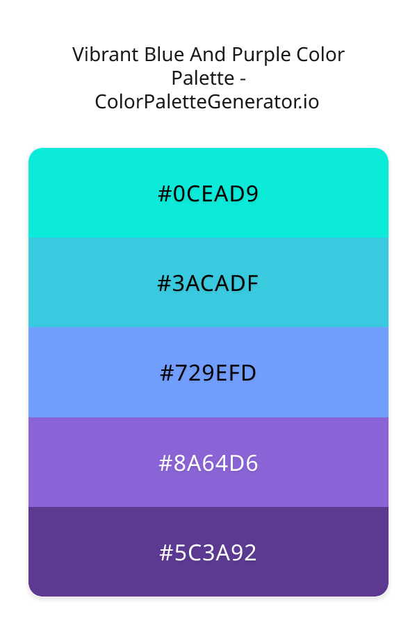 Vibrant Blue And Purple image