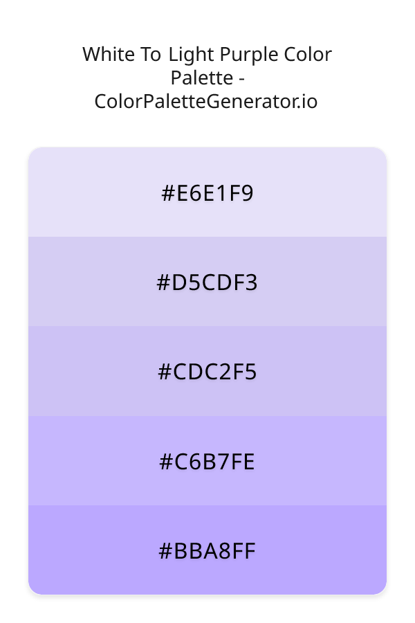 White To Light Purple image