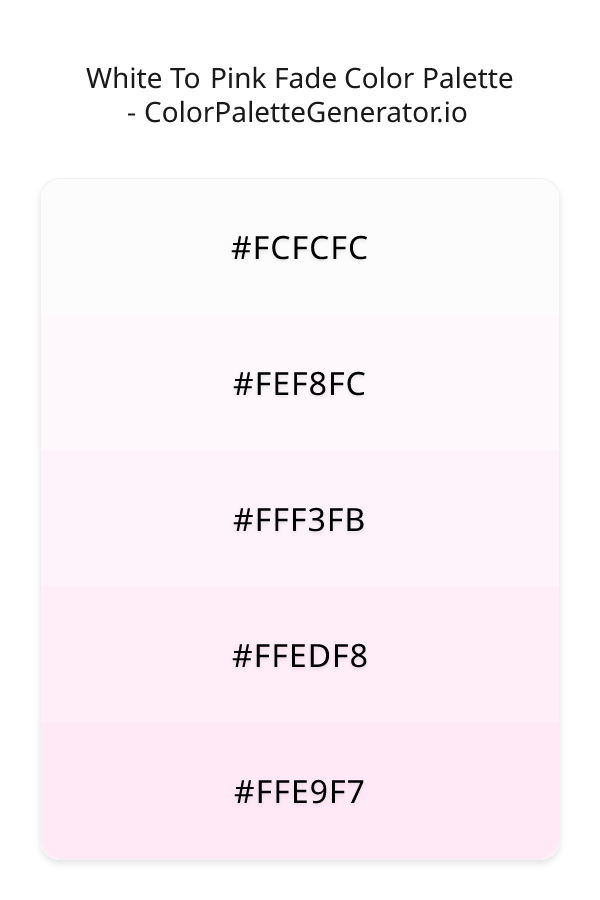 White To Pink Fade image
