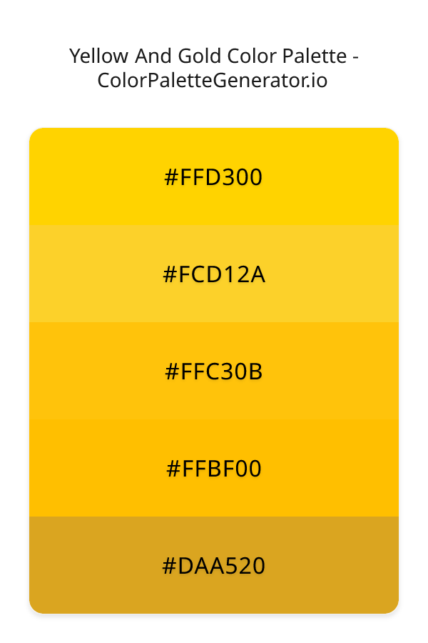 Yellow And Gold image